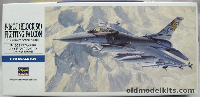 Hasegawa 1/72 F-16CJ (Block 50) Fighting Falcon - 20th FW Shaw AFB South Carolina 1997 Tiger Meet / 35th FW PACAF Misawa AB Japan, D18 plastic model kit